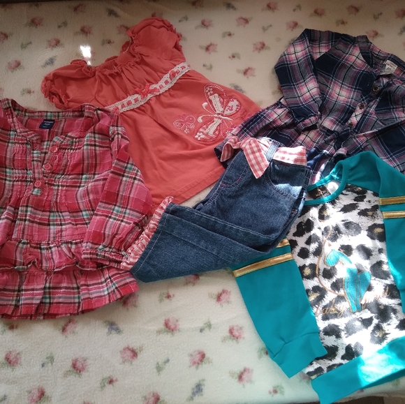 Girls 2T custom bundle Gap, Carter, Baby Phat Excellent Condition 5 pieces ♥ - Picture 1 of 14